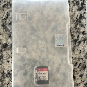 Nintendo Switch FIFA 22 Game Card in Clear Case